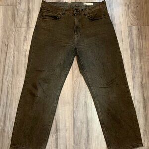 Zara Women's Brown Straight Leg Jeans Size 42 EUR (US 10) Vintage Wash